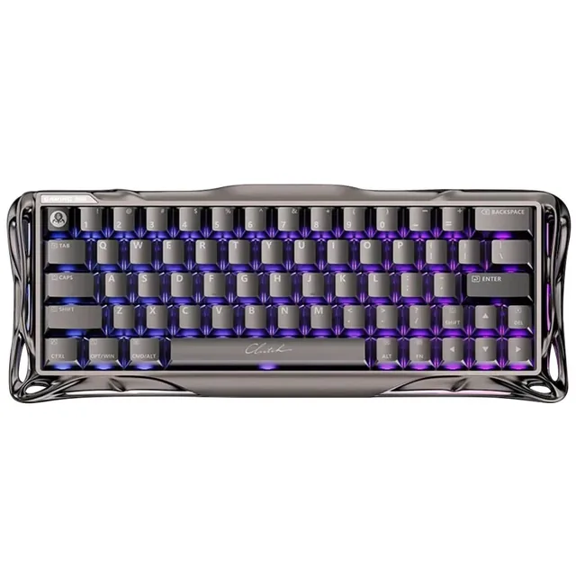 TECLADO MAGNETICO GRAVASTAR MERCURY V60 PRO SPECIAL EDITION CYBER FROST BLACK