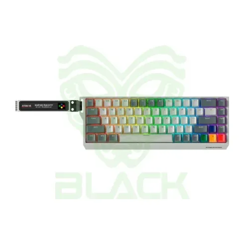 Teclado Magnético Inalámbrico Fantech Atom He68 Pro Mk922 Super Maxfit - Grey (emerald Switch) 68%
