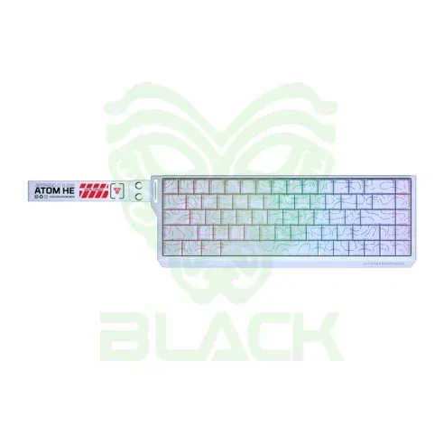 Teclado Magnético Inalámbrico Fantech Atom He68 Pro Mk922 Topo - White (emerald Switch) 68%