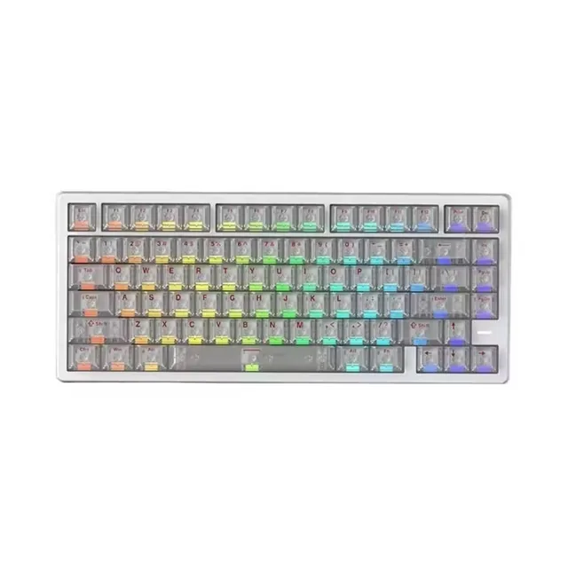 TECLADO MAGNETICO IROK MARS75 PRO WHITE SW STARLIGHT RGB 75% INGLES USB 8KHZ 0.01MM