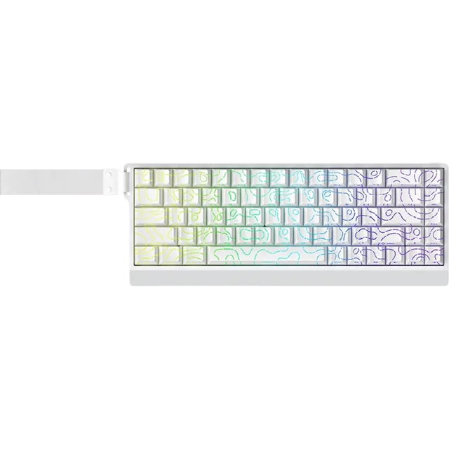 TECLADO MAGNETICO IROK MERCURY68 MAX WHITE