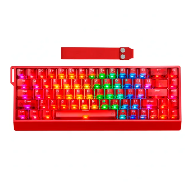 TECLADO MAGNETICO IROK MERCURY68 PRO RED