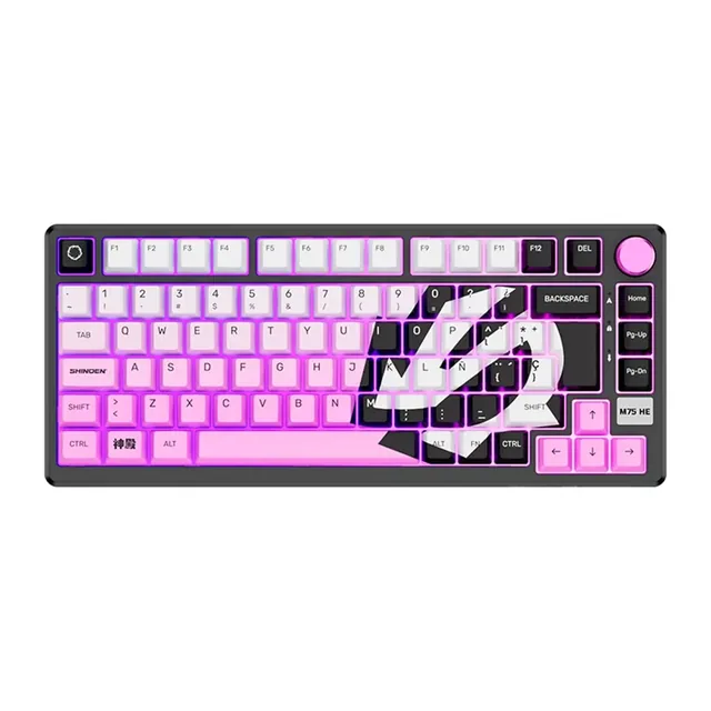 Teclado Magnetico Royal Kludge Rk75 He Shinden Seido 75 Mint