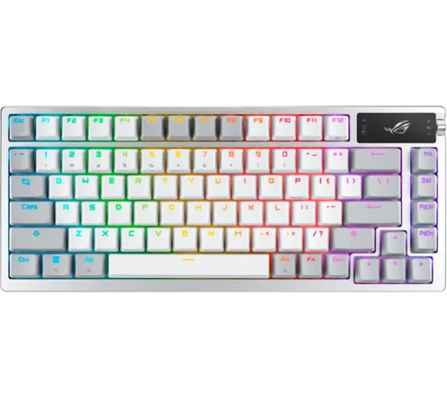 Teclado Mecanico ASUS ROG Strix M701 Azoth RGB Wireless 2.4Ghz Bluetooth Switch NX Snow linear White ESP