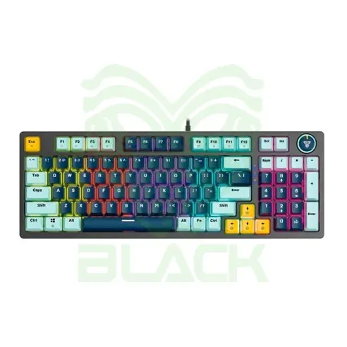Teclado Mecánico Fantech Atom96 Mk890v2 Mizu - Navy (taro Switch) 96% Hot-swap RGB Usb-c