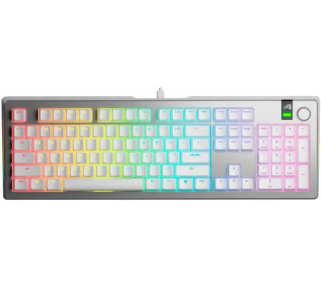 Teclado Mecanico Glorious GMMK3 PRO Full Size RGB Switches FOX White US