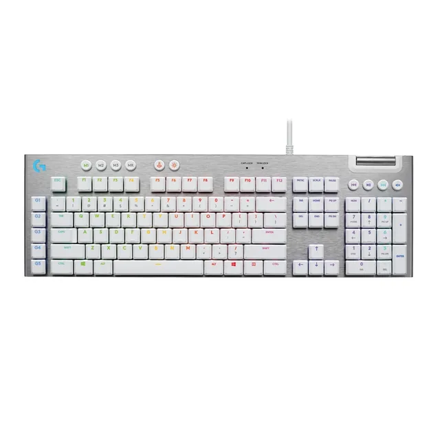 Teclado Mecanico Logitech G815 RGB Lightsync Low Profile Tactile White US