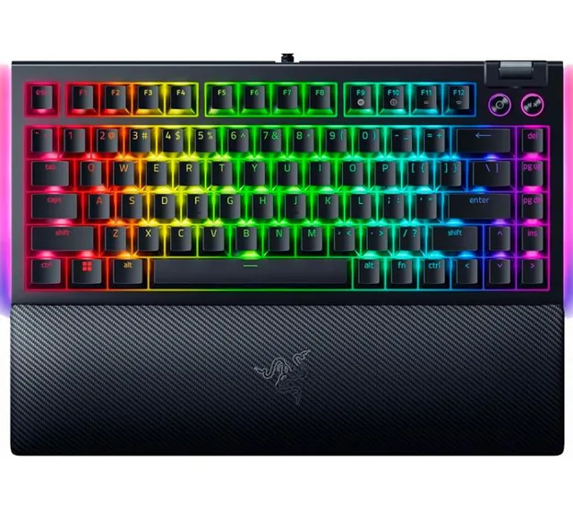 Teclado Mecanico Razer BlackWidow V4 75% RGB Swtich Orange Tactile