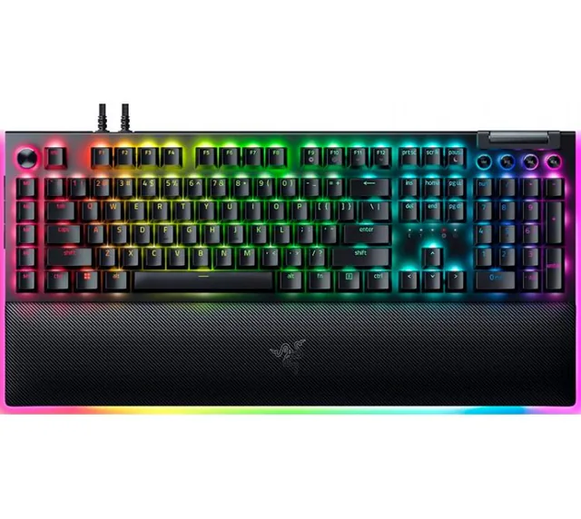 Teclado Mecanico Razer BlackWidow V4 Pro Synapse 4 RGB Chroma Switch Green Linear