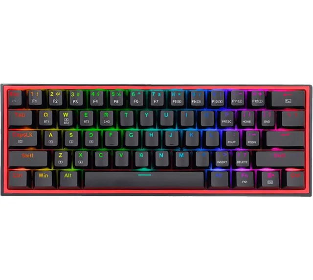 Teclado Mecanico Redragon Fizz Pro K616 Wireless RGB 60% Black