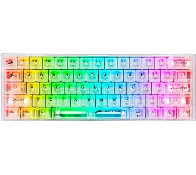 Teclado Mecanico Redragon K617CT Fizz 60% RGB