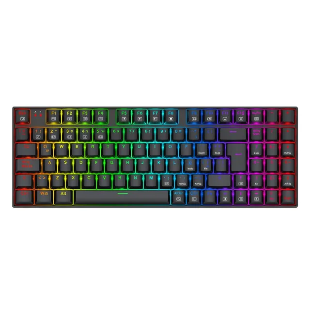 Teclado Mecanico Redragon K669 Ziggs RGB Outemu Red Black