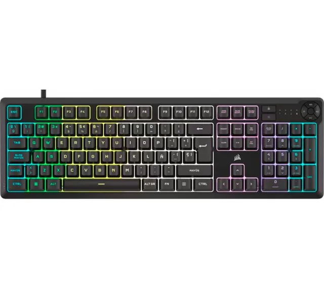 Teclado Membrana Corsair K55 Core RGB ICUE ESP