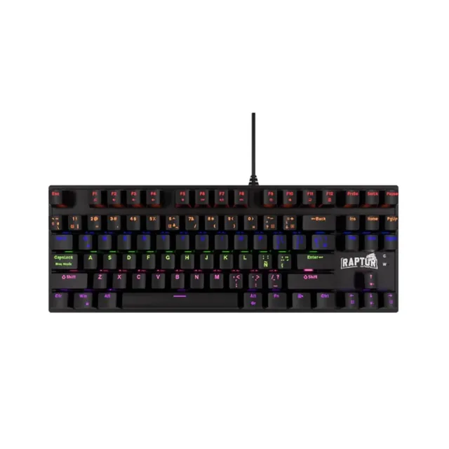 Teclado Raptor Fireclaw M87 Red Otemu TKL