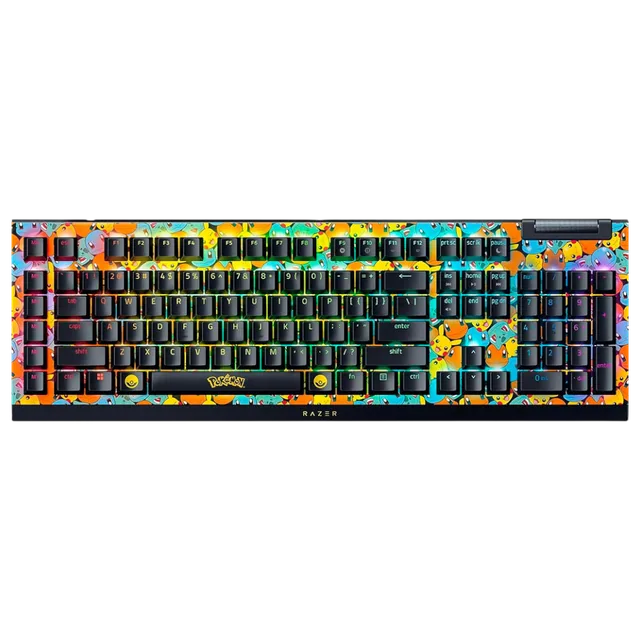 Teclado Razer BlackWidow V4 X Mechanical Pokemon Edition US