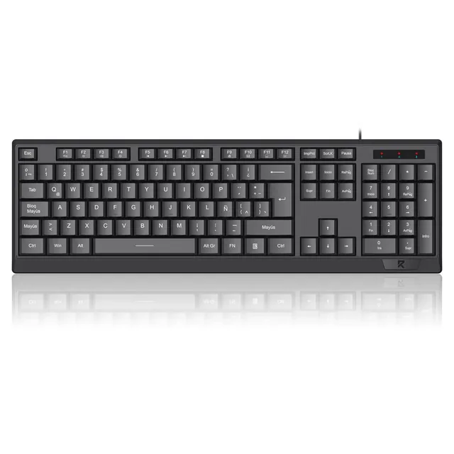 Teclado Redragon BK-8345 Ofimática USB Negro