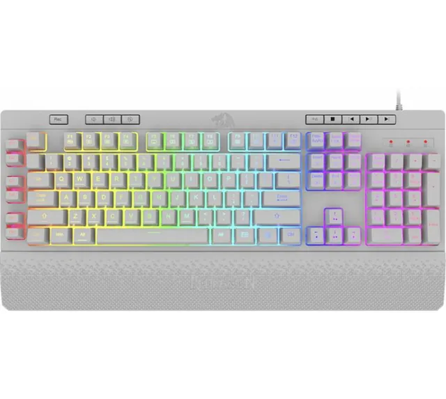 Teclado Redragon Shiva K512 White RGB Español