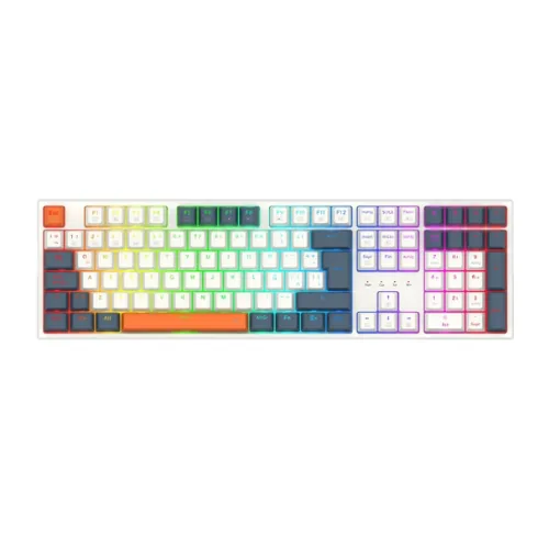 Teclado Redragon Trundle K668WBO Mecánico RGB