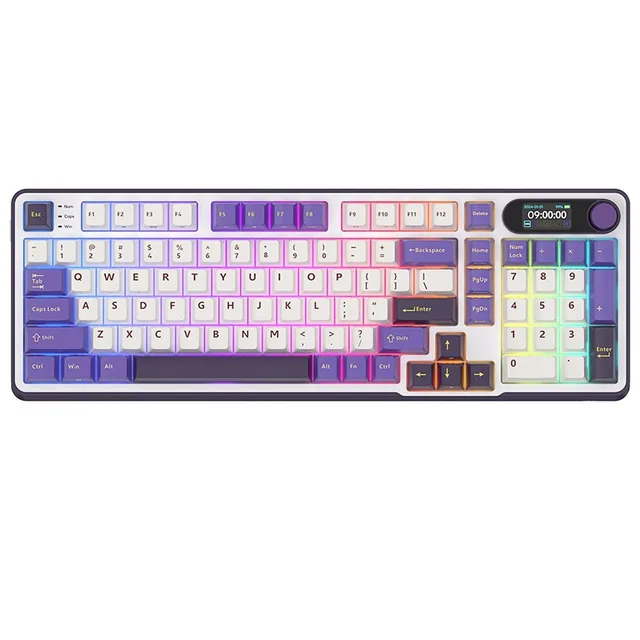 Teclado Royal Kludge Rk S98 Wireless Blackberry Sw Chartreuse