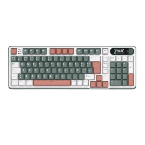 Teclado Royal Kludge Rks98 Wireless Camping Switch Brown 96%