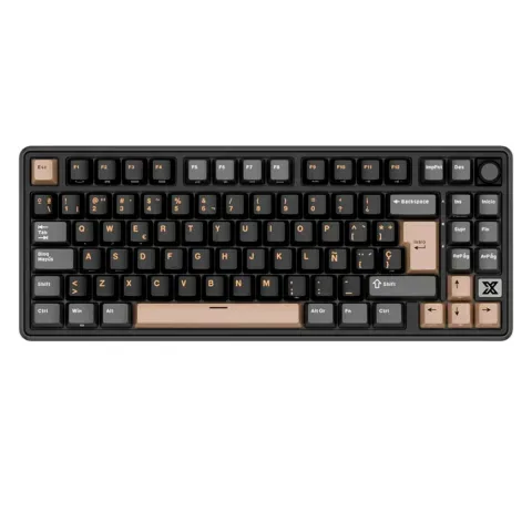 Teclado Royal Kludge X87 Phantom Switch Creamy