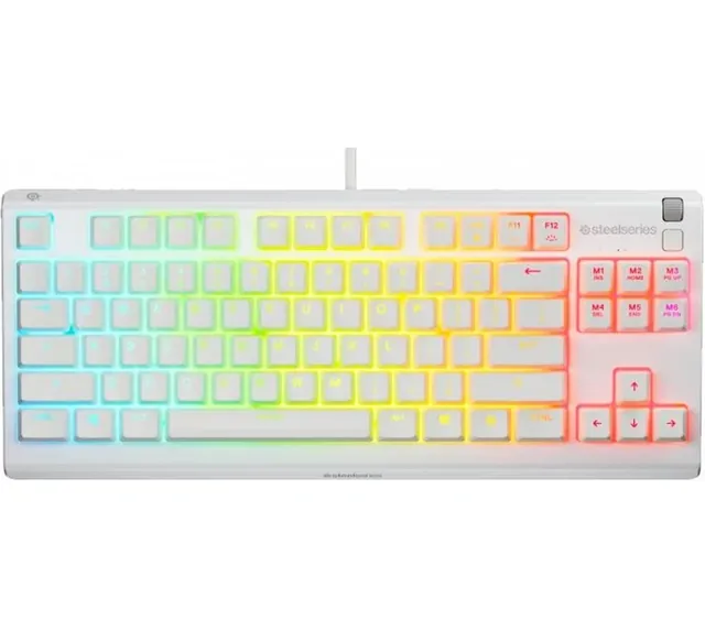 Teclado Steelseries Apex 3 Switch Whisper-quiet Ip32 Water Resistant Black RGB Esp
