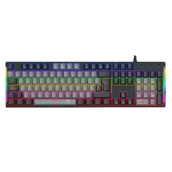 Teclado T-Dagger NAXOS T-TGK310GB Rainbow SP