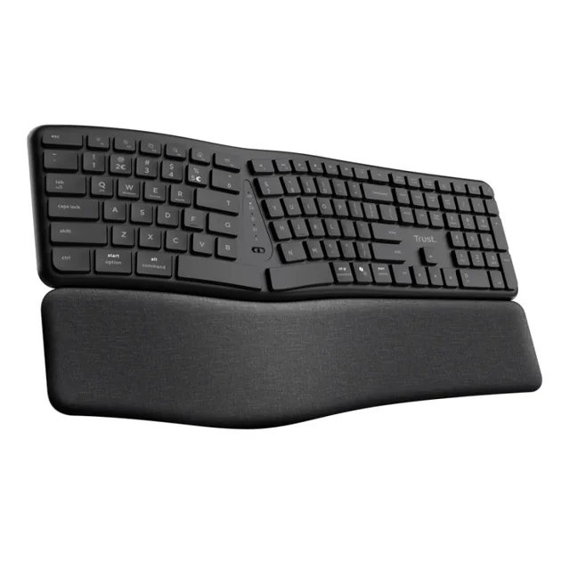 TECLADO TRUST KEYRA ERGO MULTI WIRELESS US