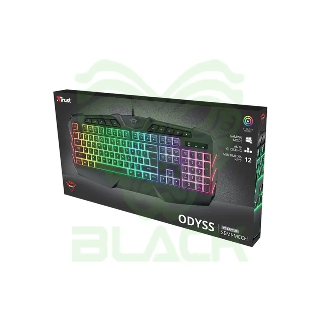 Teclado Trust Odyss Semi Mech Es Gxt881