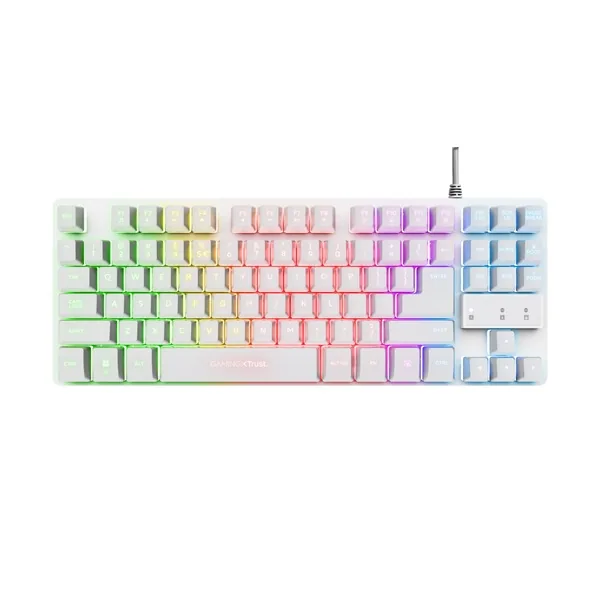Teclado Trust Thado 833W White TKL