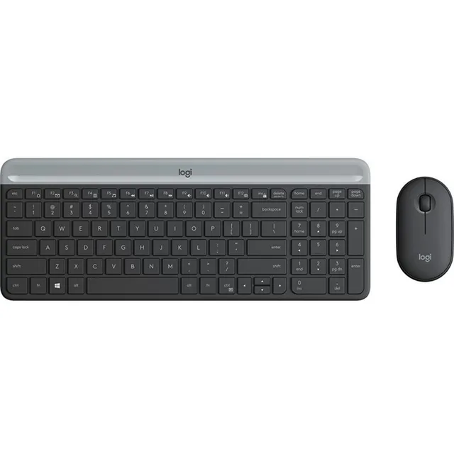 Teclado y Mouse Logitech Inalámbrico MK470 Graphite