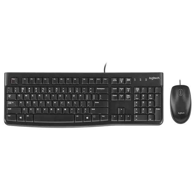 Teclado y Mouse Logitech MK120 Negro