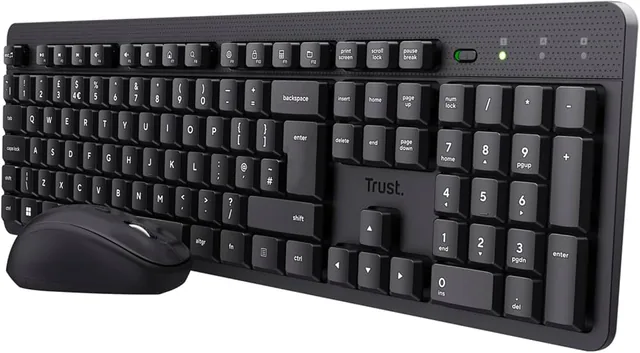TECLADO Y MOUSE WIRELESS COMBO TRUST SPILL-RESISTANT