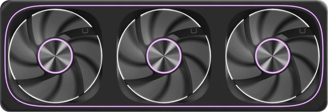 Triple Cooler Fan Formula V Line Air Fusion 3 Black Reverse ARGB 360mm
