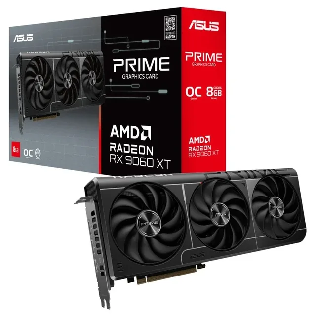 VGA ASUS Prime OC RX 9060XT 8GB
