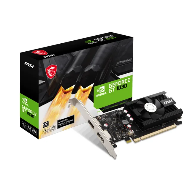 VGA MSI GeForce GT 1030 4G LP DDR4 OC (7549)