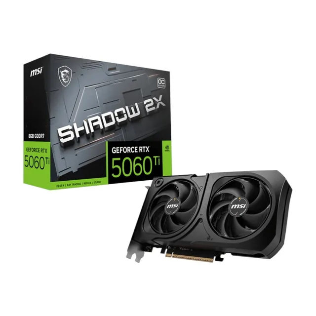 VGA MSI GeForce RTX 5060 Ti 8G SHADOW 2X OC PLUS (0281)