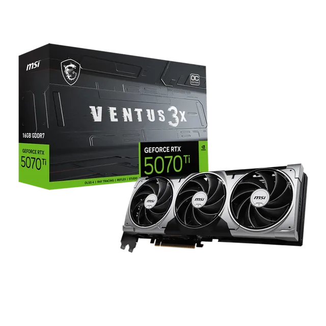 VGA MSI Ventus 3X OC RTX 5070 TI 16GB