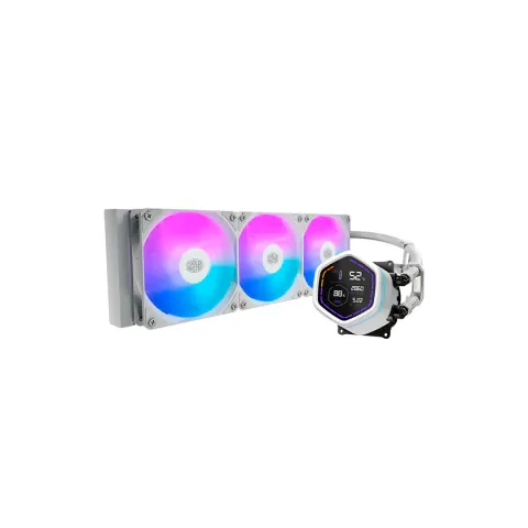 Water Cooler Cooler Master Masterliquid Core Nex Digital 360 Argb White