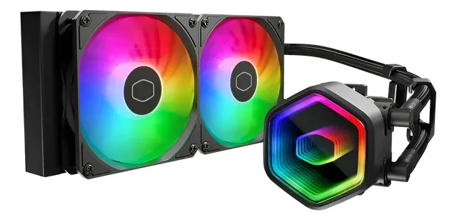 Water Cooler CPU Cooler Master MasterLiquid 240 Core II ARGB PWM 4pin Negro comp. 1851 1700 AM5