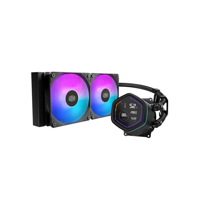 WATER COOLER MASTER MASTERLIQUID CORE NEX DIGITAL 240 BLACK ARGB