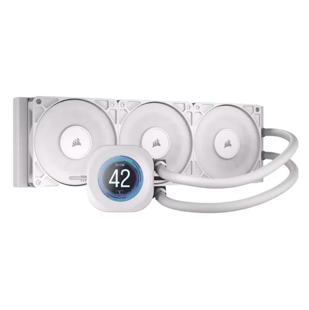 Water Cooling Corsair Nautilus X3 Cpu Cooler 360mm Rs Lcd White