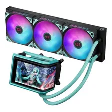 Watercooler Asus Rog Ryuo Iv Hatsune Miku 360 Argb Display Negro