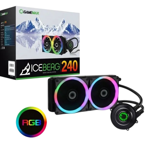 WATERCOOLER GAMEMAX ICEBERG 240 RAINBOW