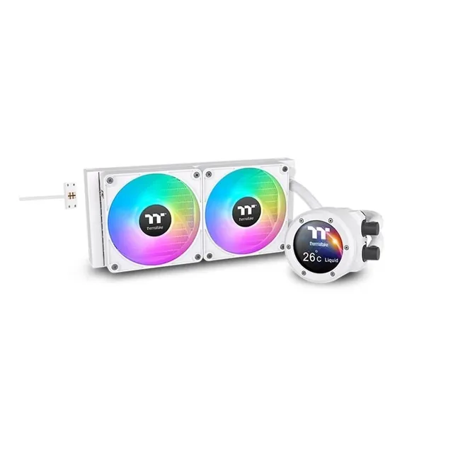 Watercooling Thermaltake TH240 V2 Ultra Ex AIO ARGB LCD Waterblock Snow Edition
